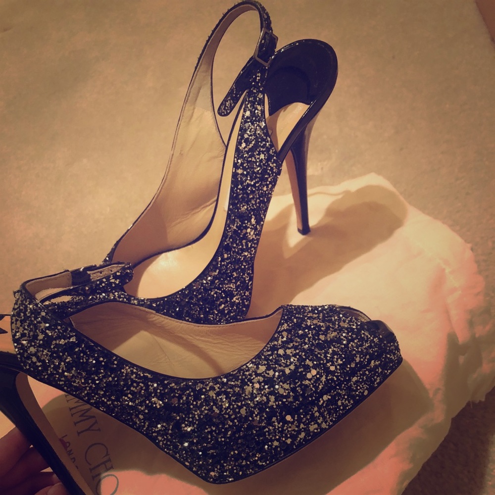 Jimmy Choo Sparkly heels